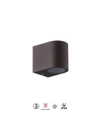 KANDANCHU * APLIQUE EXTERIOR 1L*GU10 CORTEN